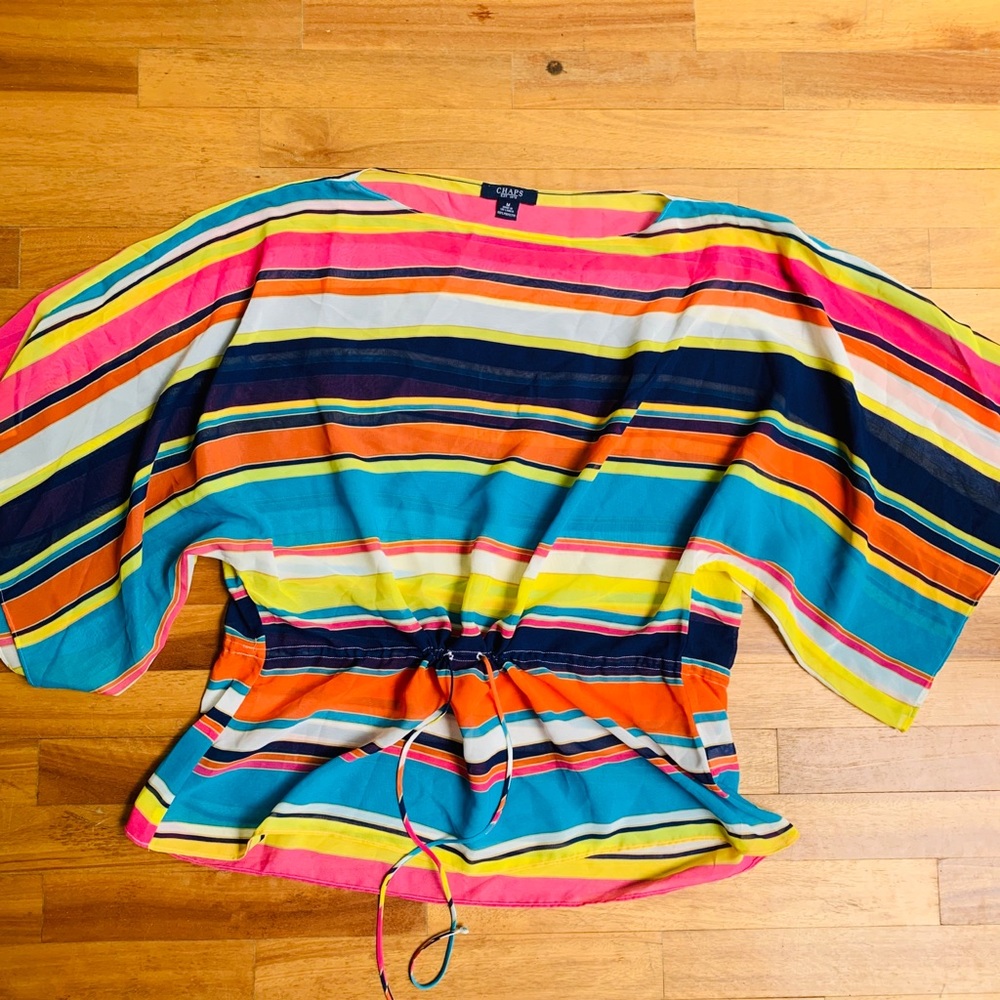 5 for $25 Chaps Butterfly sleeve top